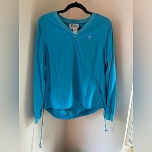 Lilly Pulitzer Athletic V-Neck Pullover Jacket Sz L
